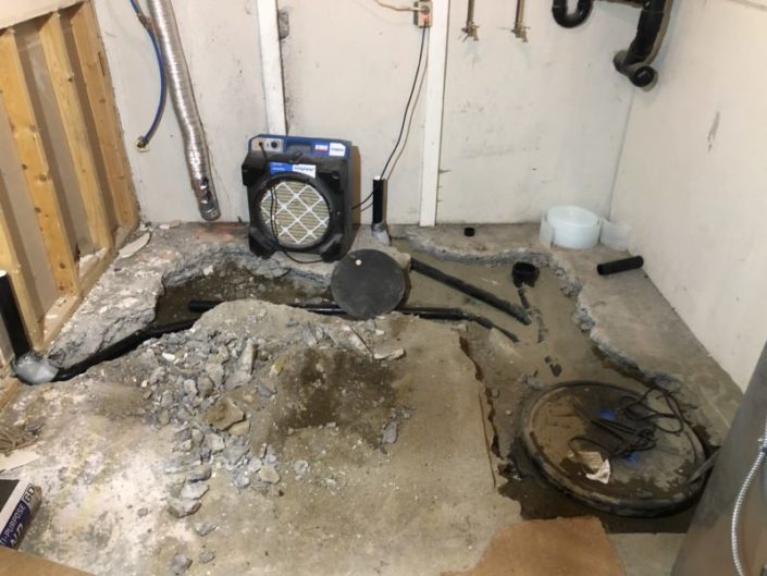 sewage ejector pump clogged