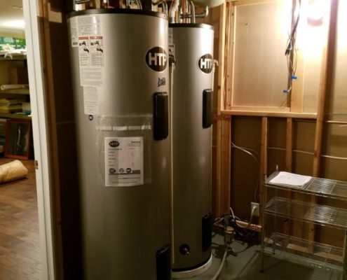 2 water heaters