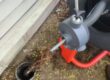 cable machine pulling roots from main sewer line cleanout in Coeur d’Alene