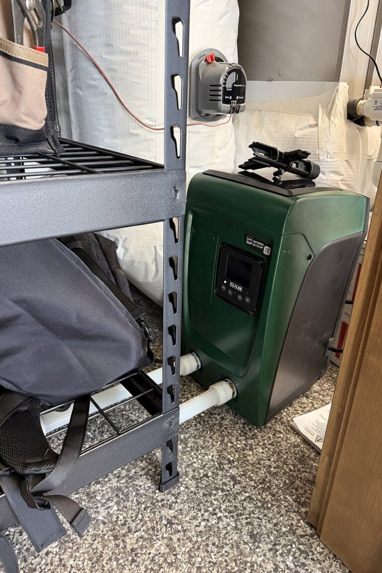 230 volt DAB booster pump installed to increase home water pressure in Hayden