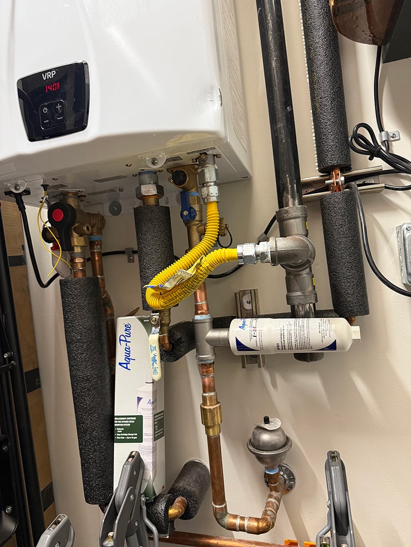 Tankless water heater descaler installed at commercial building in Post Falls Tankless water heater descaler installed at commercial building in Post Falls
