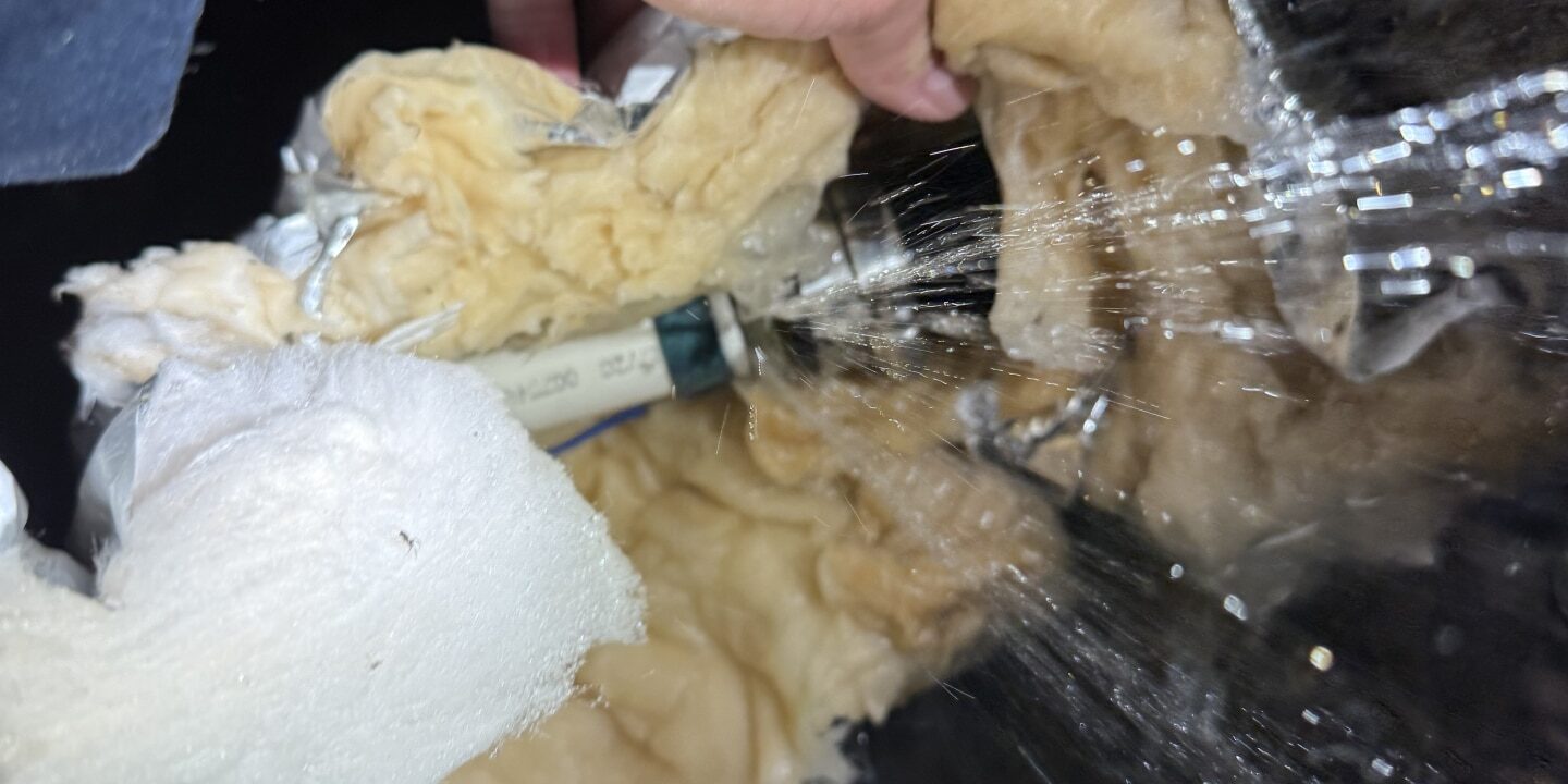 Plumbing leak in Post Falls home