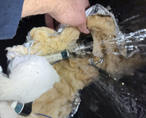 Plumbing leak in Post Falls home