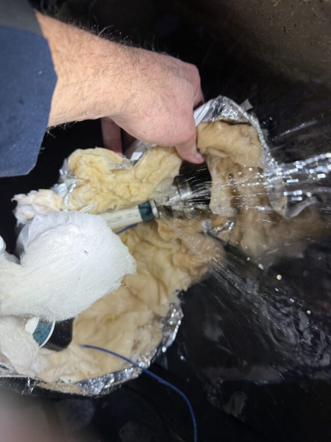 Plumbing leak in Post Falls home