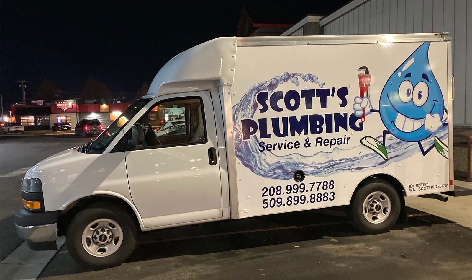 Scott's Plumbing - Coeur d'Alene, ID - Service Truck