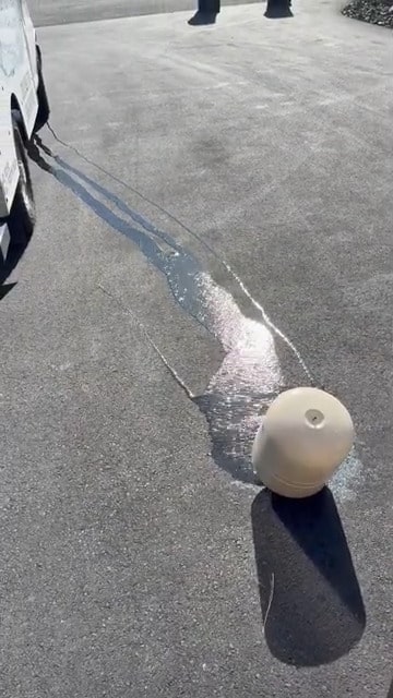 failed thermal expansion tank full of water after bladder rupture in Hayden home